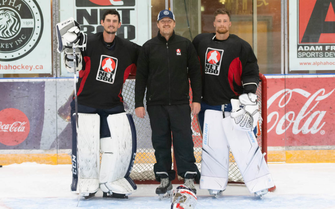 Pro Tip: Hellebuyck and Brossoit Demo Skating Warmup
