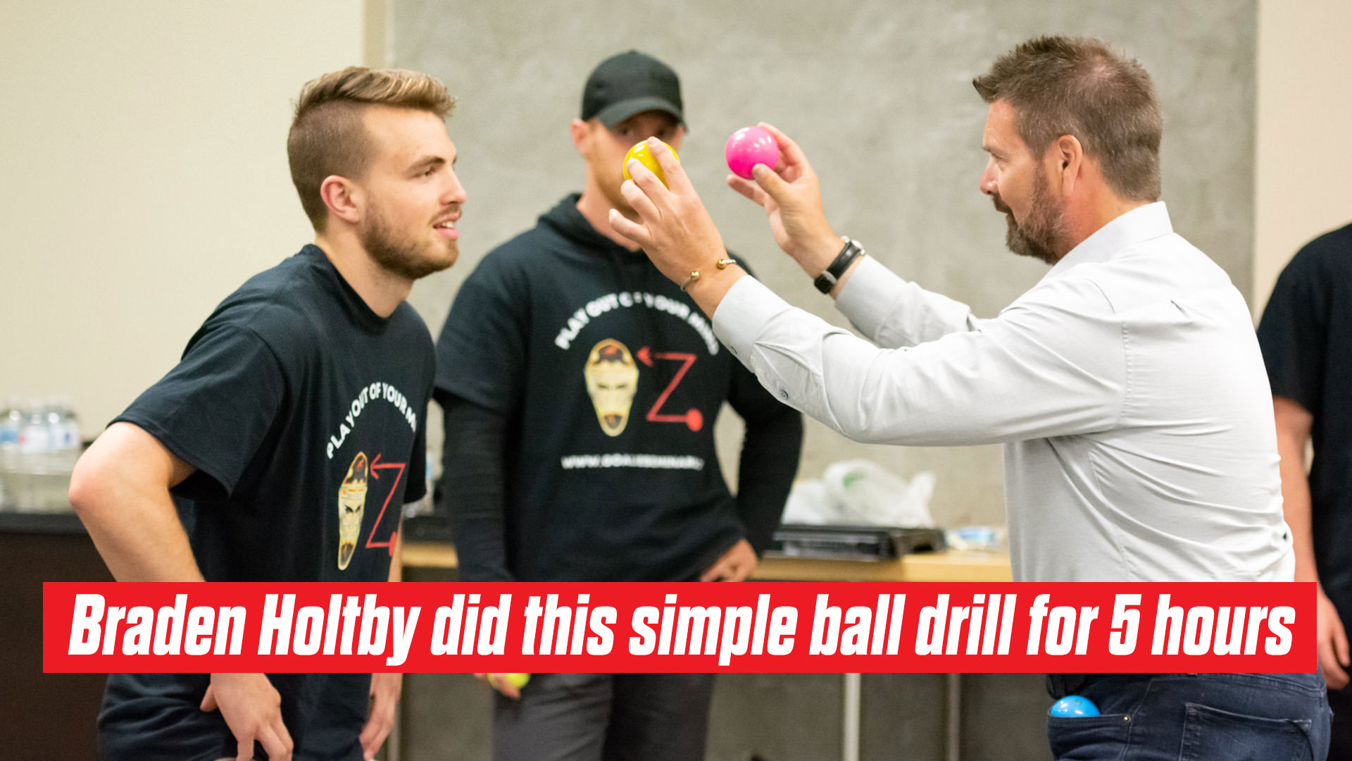 Braden Holtby did this simple ball drill for 5 hours