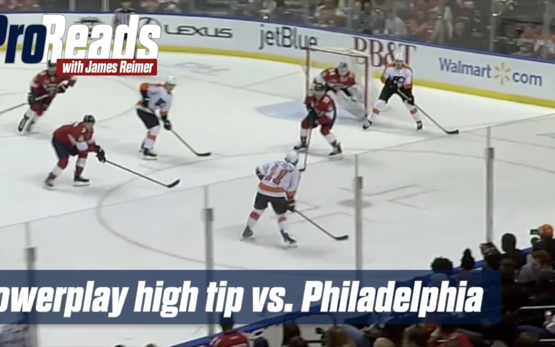 James Reimer Pro-Read: Powerplay high tip vs. Philadelphia