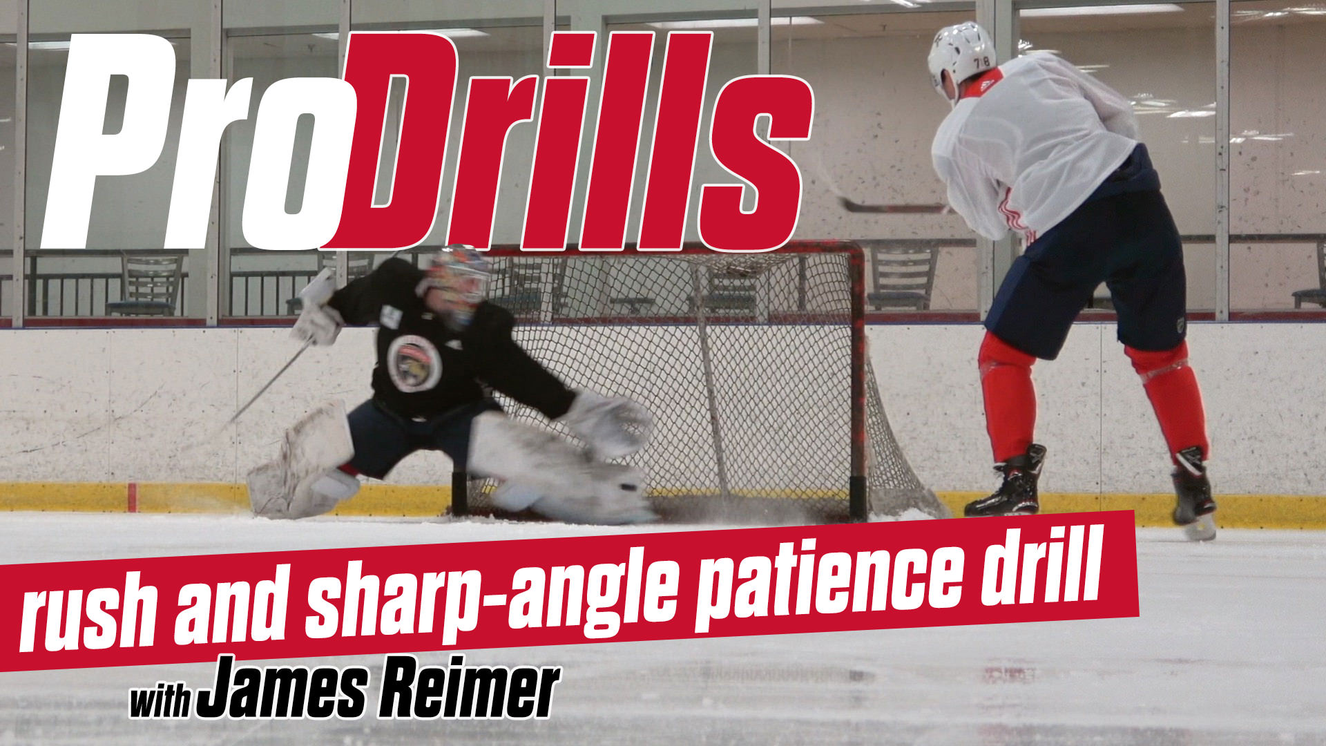 Pro Drills: James Reimer with rush and sharp-angle patience drill
