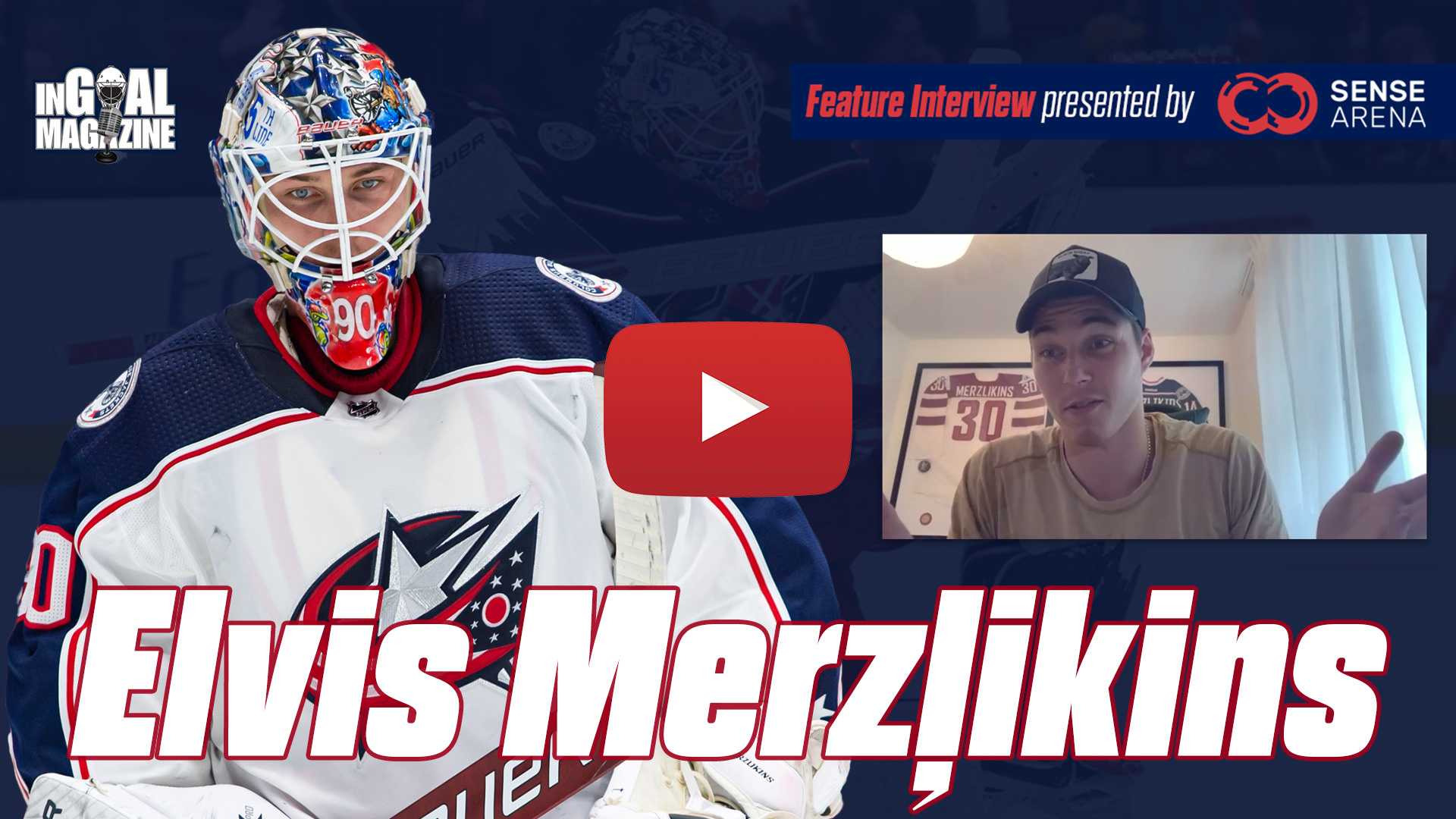 InGoal Radio Episode 94 Video Interview with Elvis Merzļikins