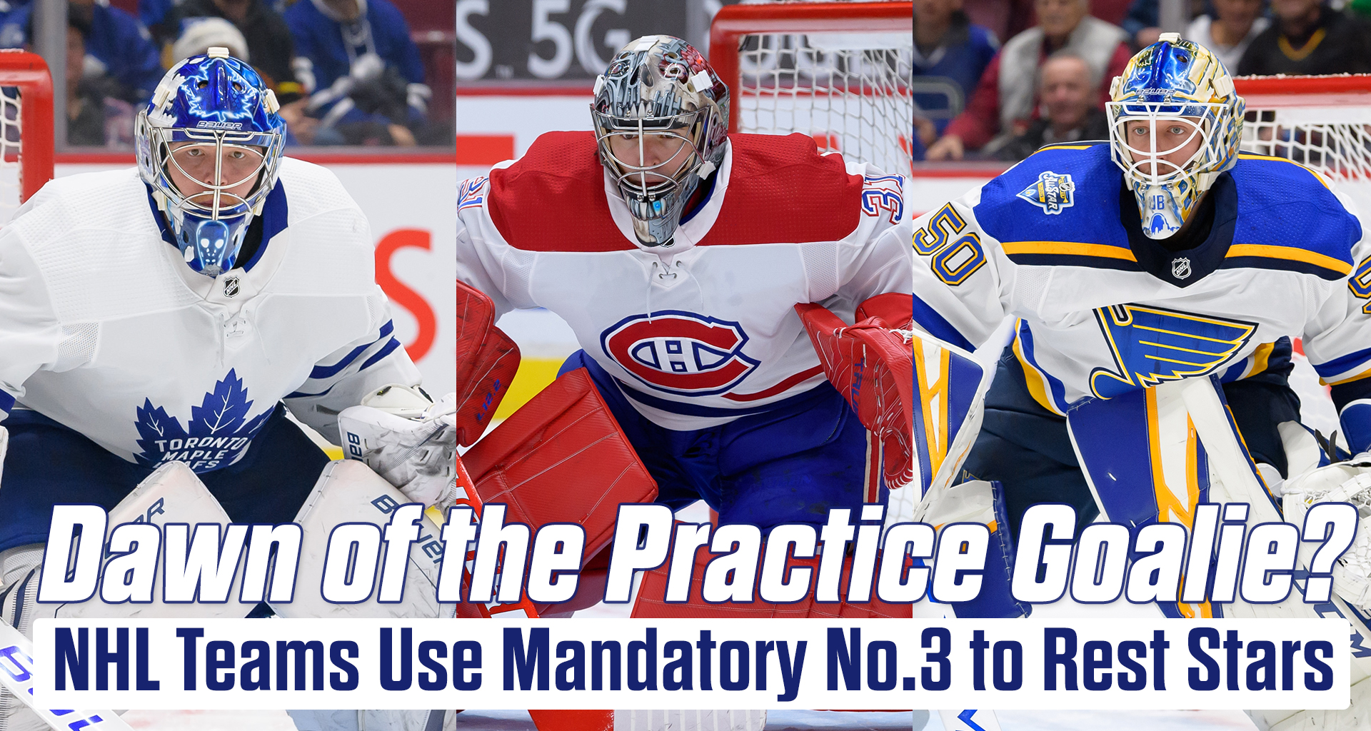 Dawn of the practice goalie?