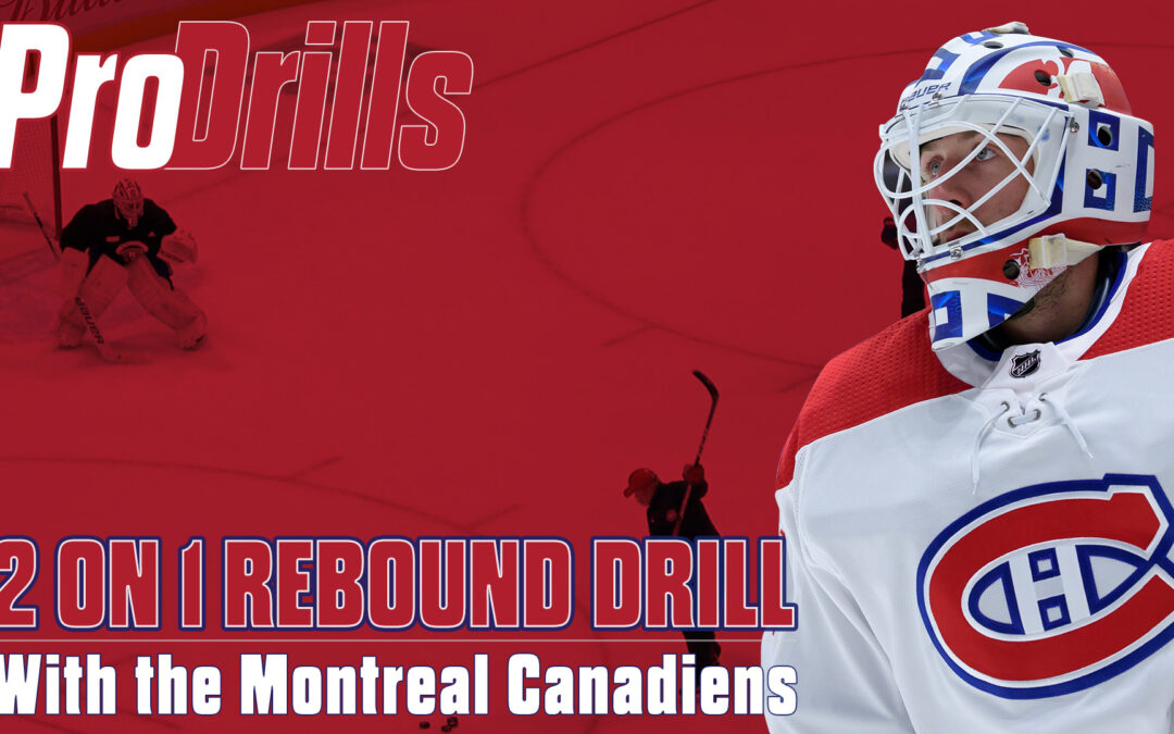 Montreal Canadiens 2-on-1 Rebound Drill