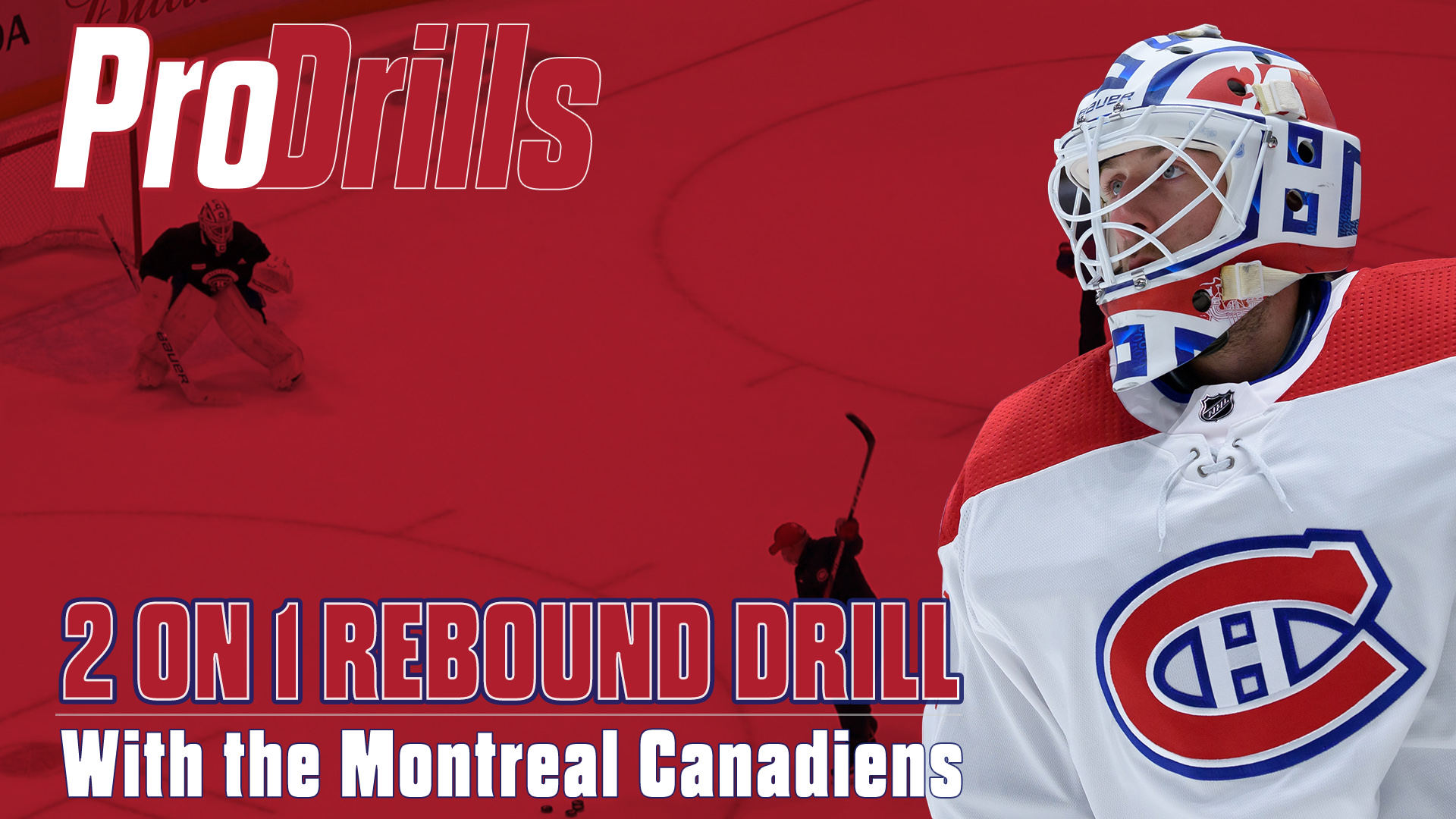Montreal Canadiens 2-on-1 Rebound Drill