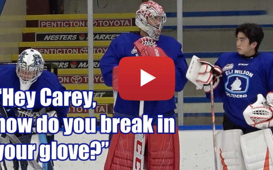 HEY CAREY, HOW DO YOU BREAK IN YOUR GLOVE?