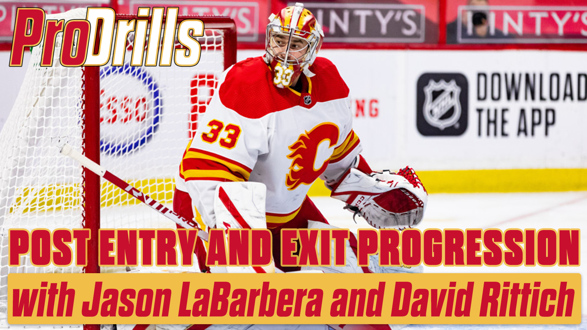 Pro Drills with Calgary Flames Jason LaBarbera