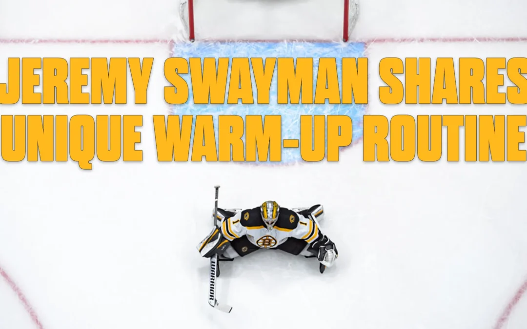 Pro-Drills with Jeremy Swayman and Bob Essensa: Swayman shares unique warm-up routine