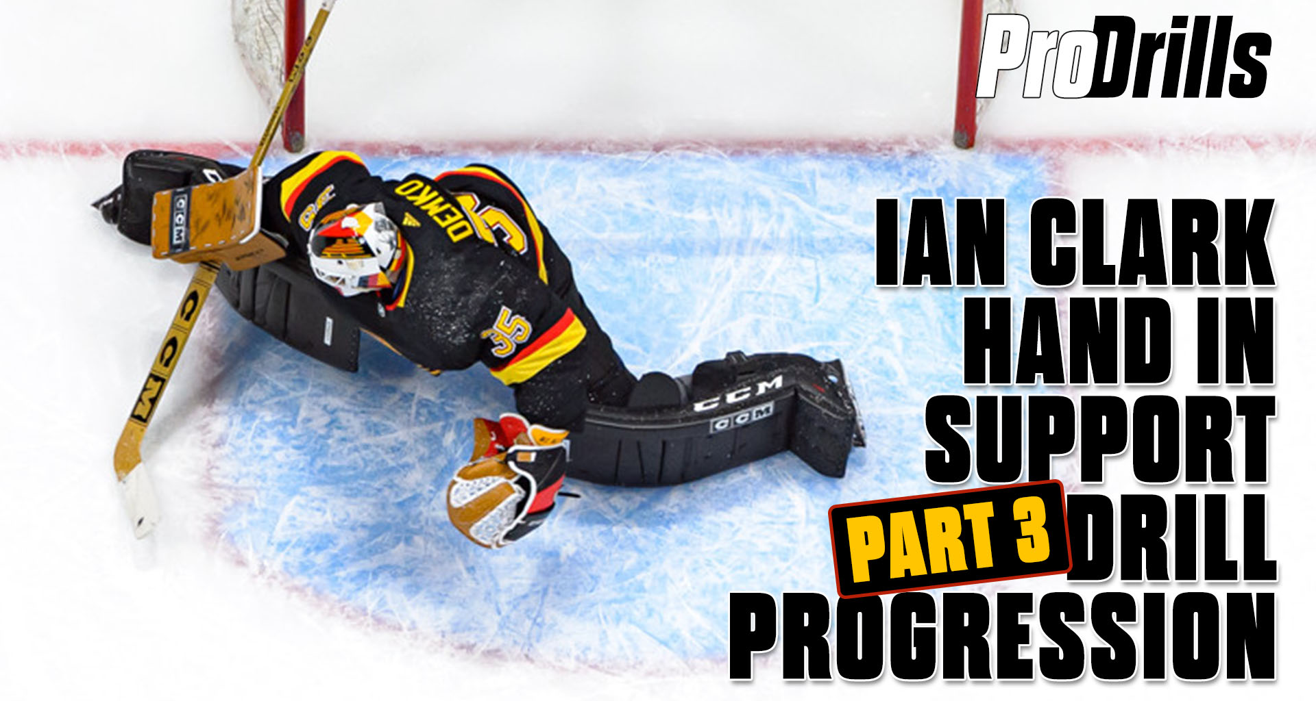 Carey Rie looking down ice close up