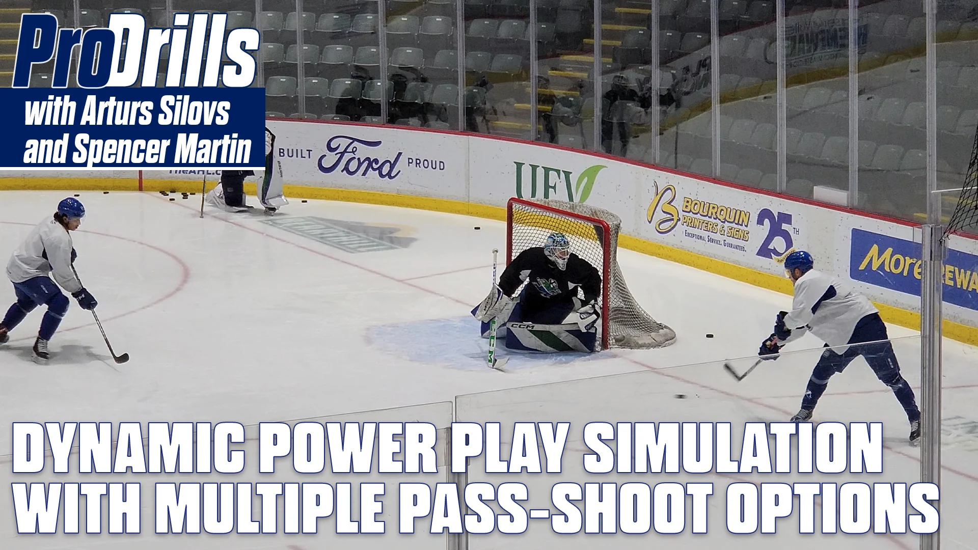 Pro Drills with Arturs Silovs and Spencer Martin
