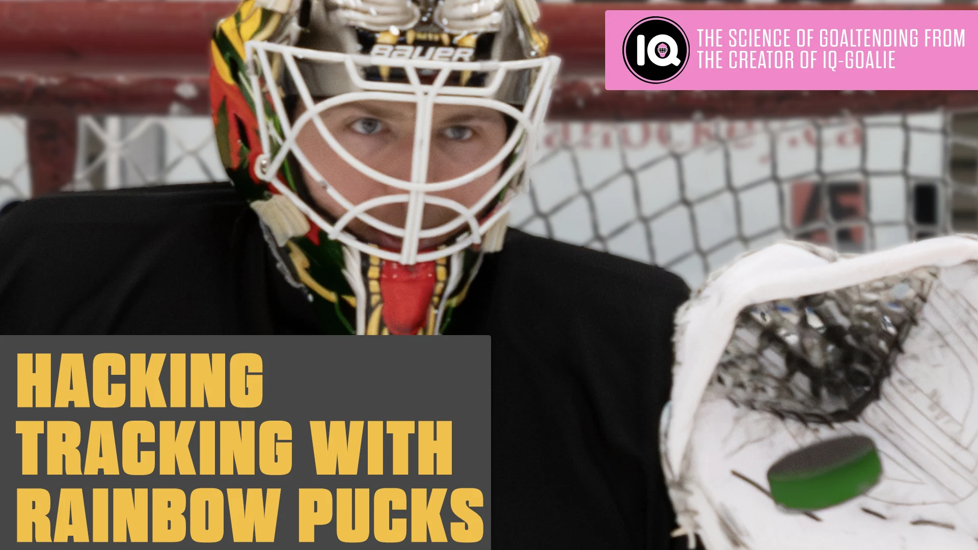 Carey Rie looking down ice close up