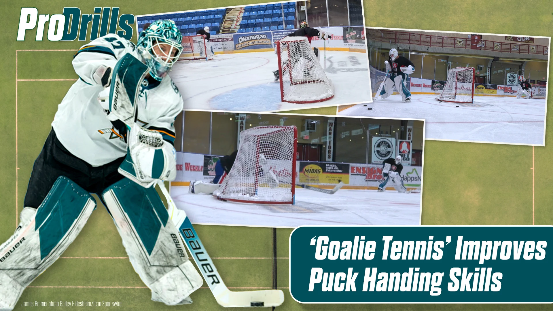 Carey Rie looking down ice close up