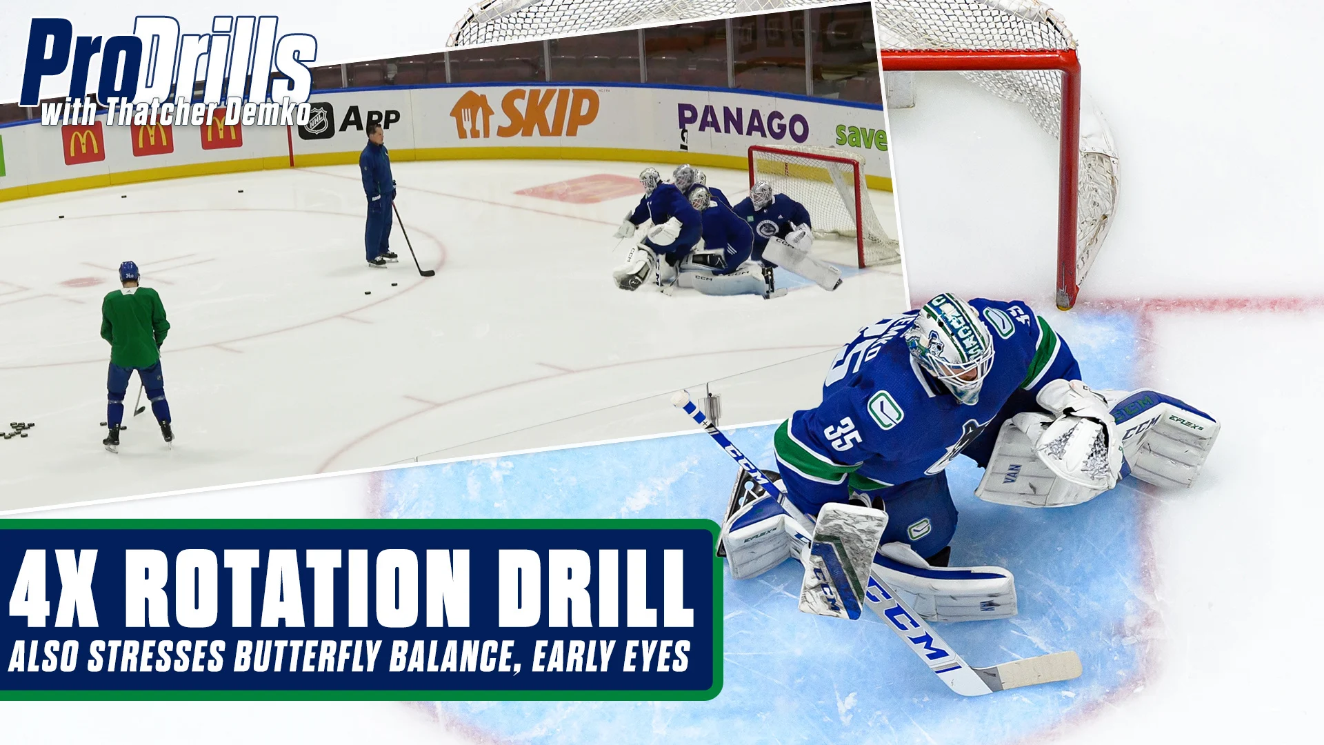 Four Times Rotation added to Game Day Routine by Canucks goalie Thatcher Demko