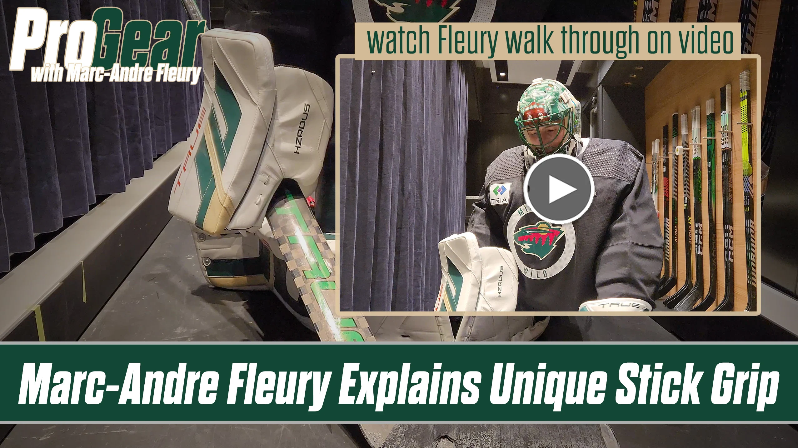 Pro Gear: Marc-Andre Fleury Explains Unique Stick Grip