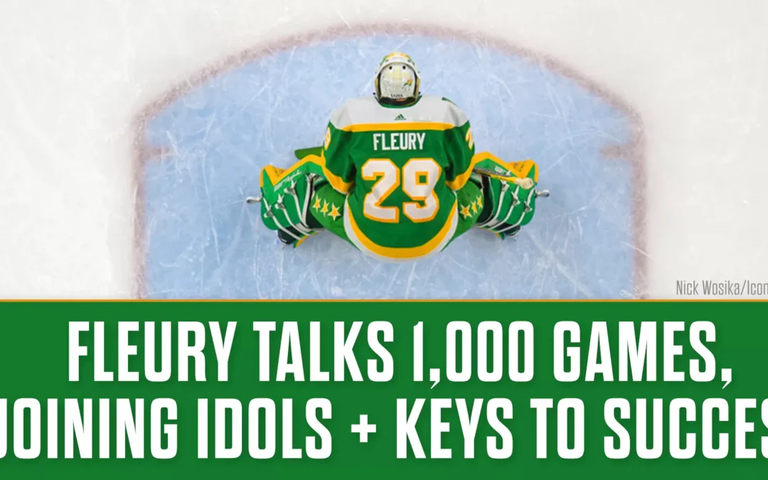 Fleury plays milestone 1000th game