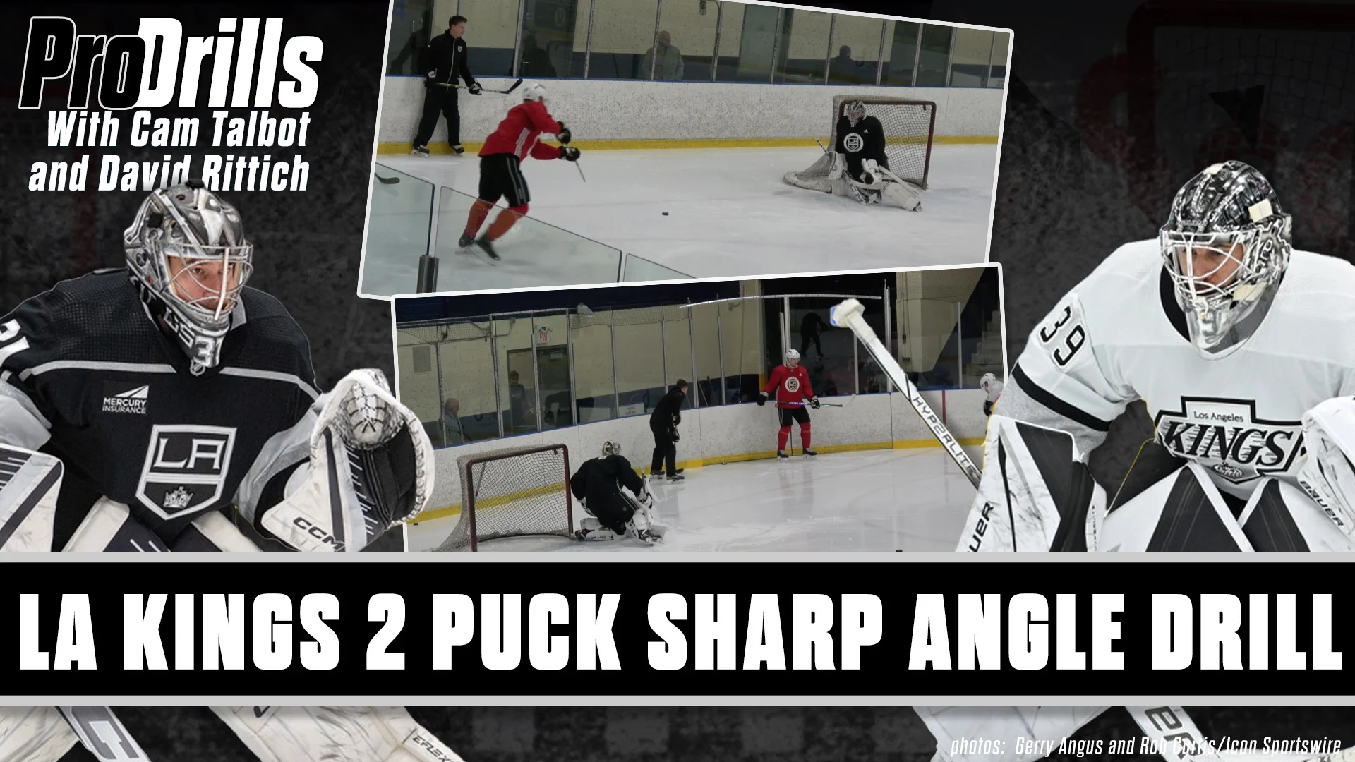 Pro Drills: LA Kings 2 Puck Sharp Angle Drill