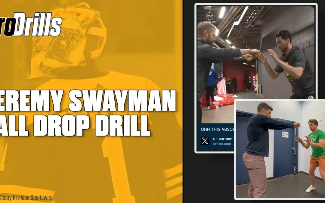 Jeremy Swayman Ball Drop Drill