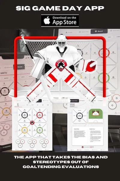 Stop It Goaltending Gameday app poster