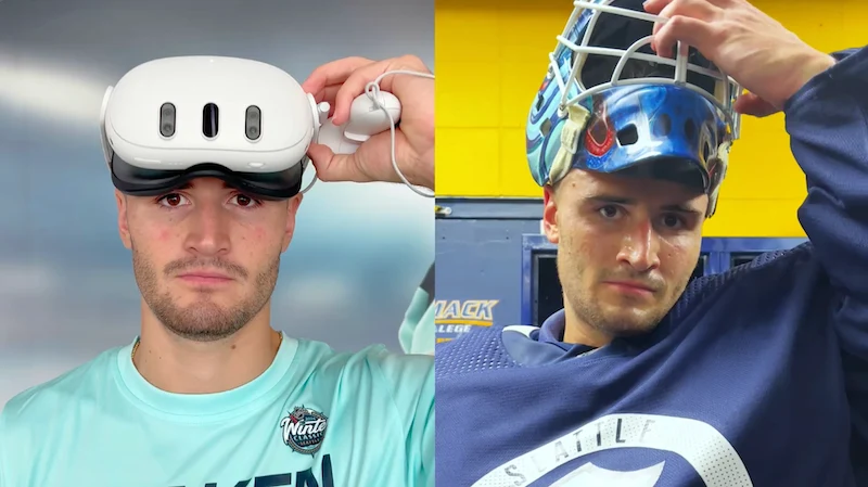 Joey Daccord using Sense Arena Joey Daccord using Sense Arena section header