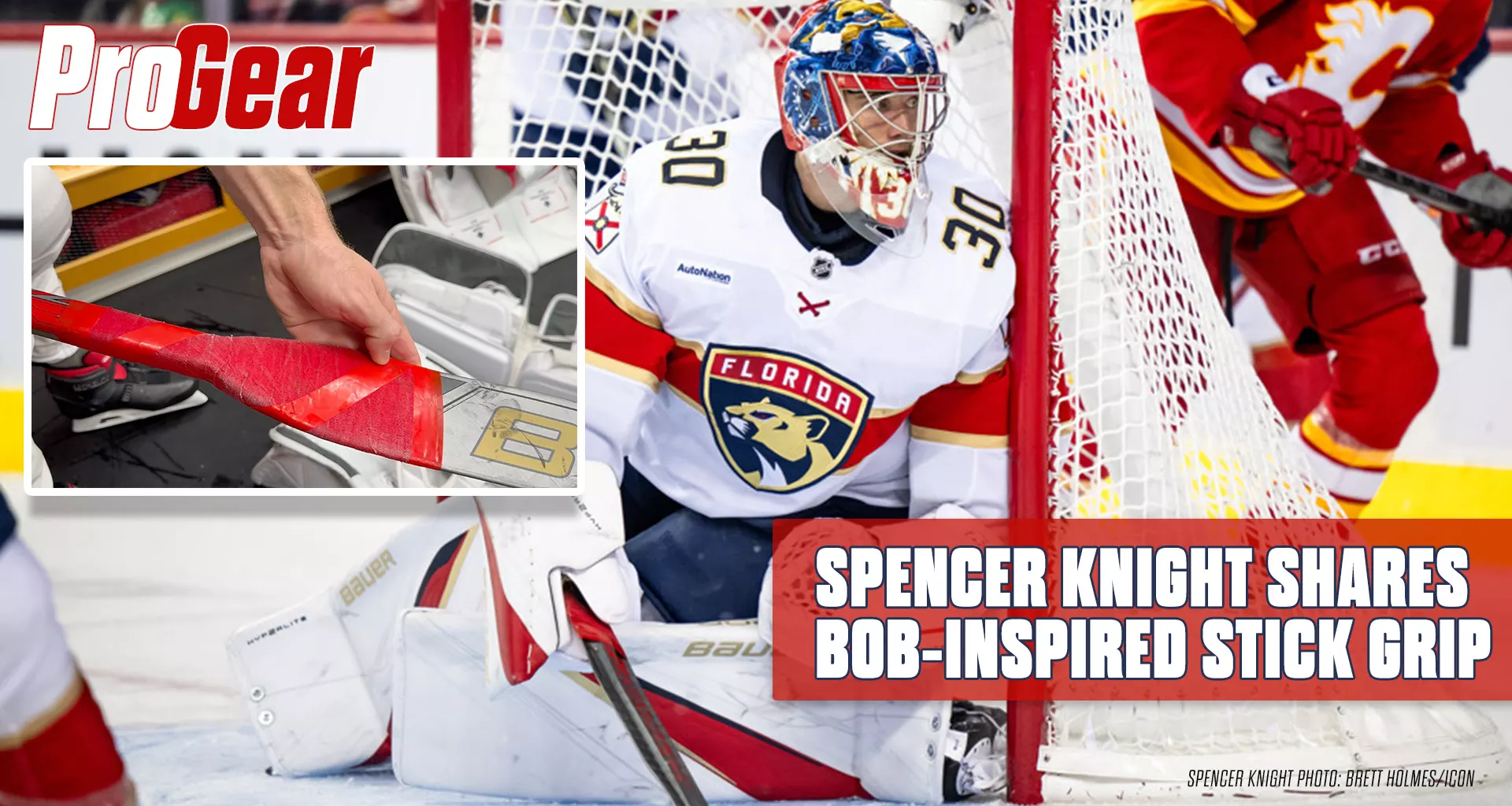 Spencer Knight shares Bob-Inspired Stick Grip