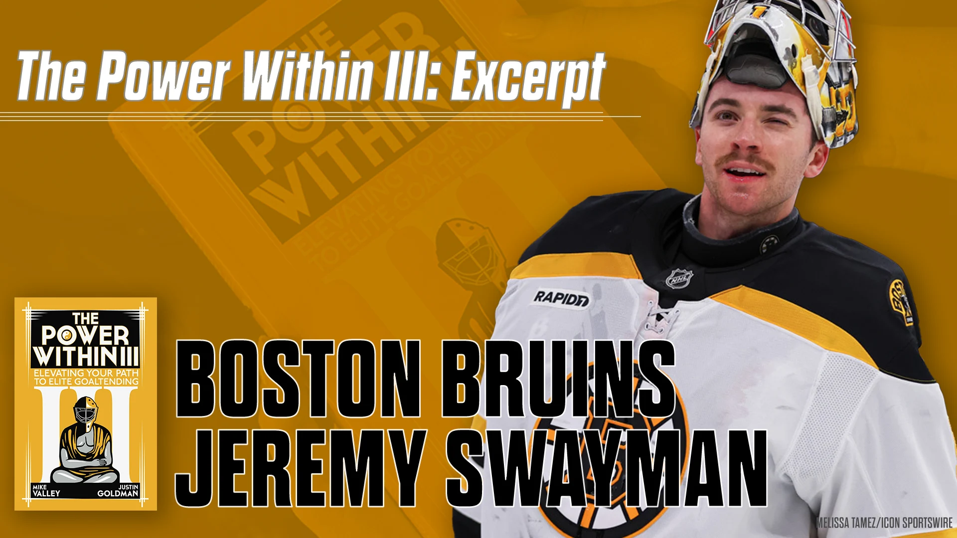 Carey Rie looking down ice close up