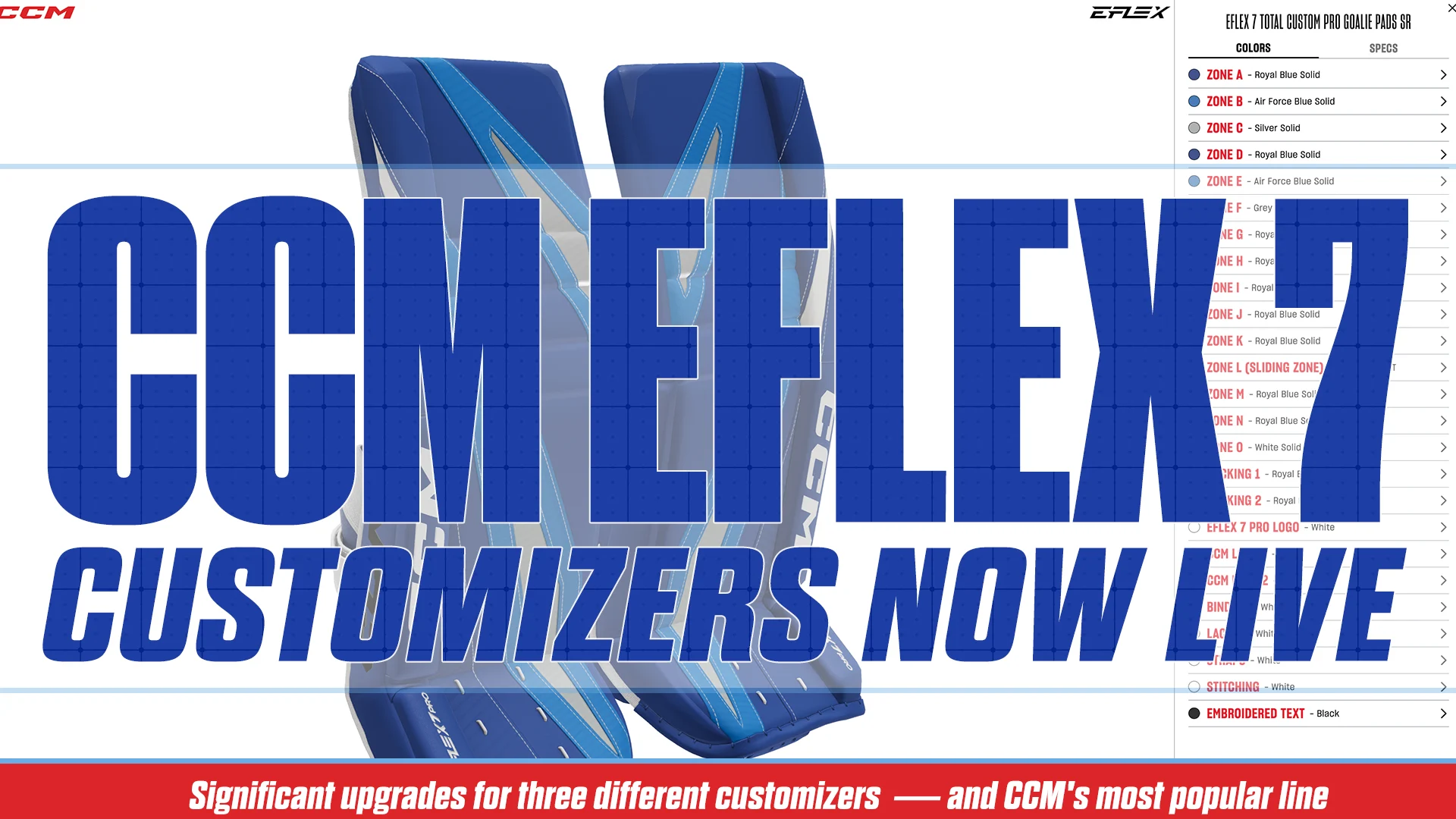 CCM EFLEX 7 Customizers Launch