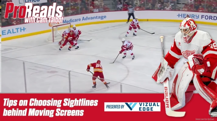 Cam Talbot Tips on Choosing Sightlines behind Moving Screens