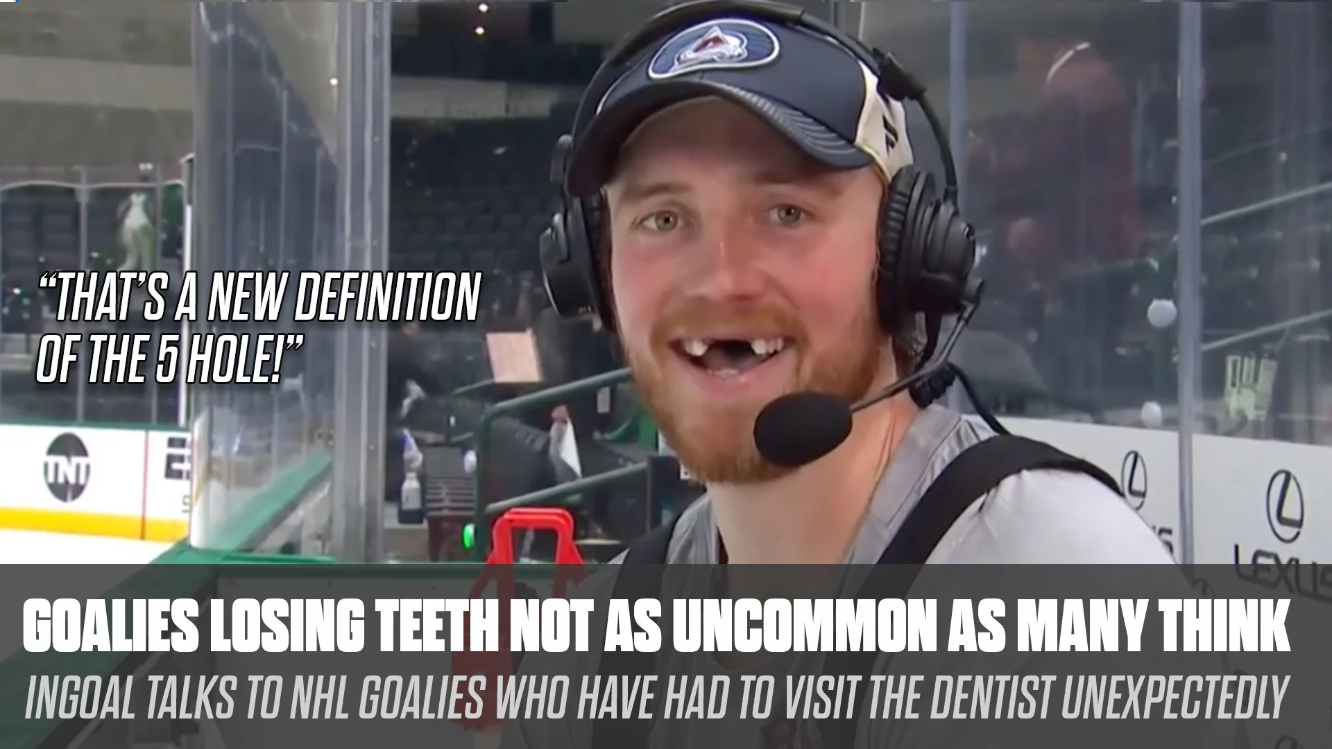 Goalies Losing Teeth Not as Uncommon as Many Think