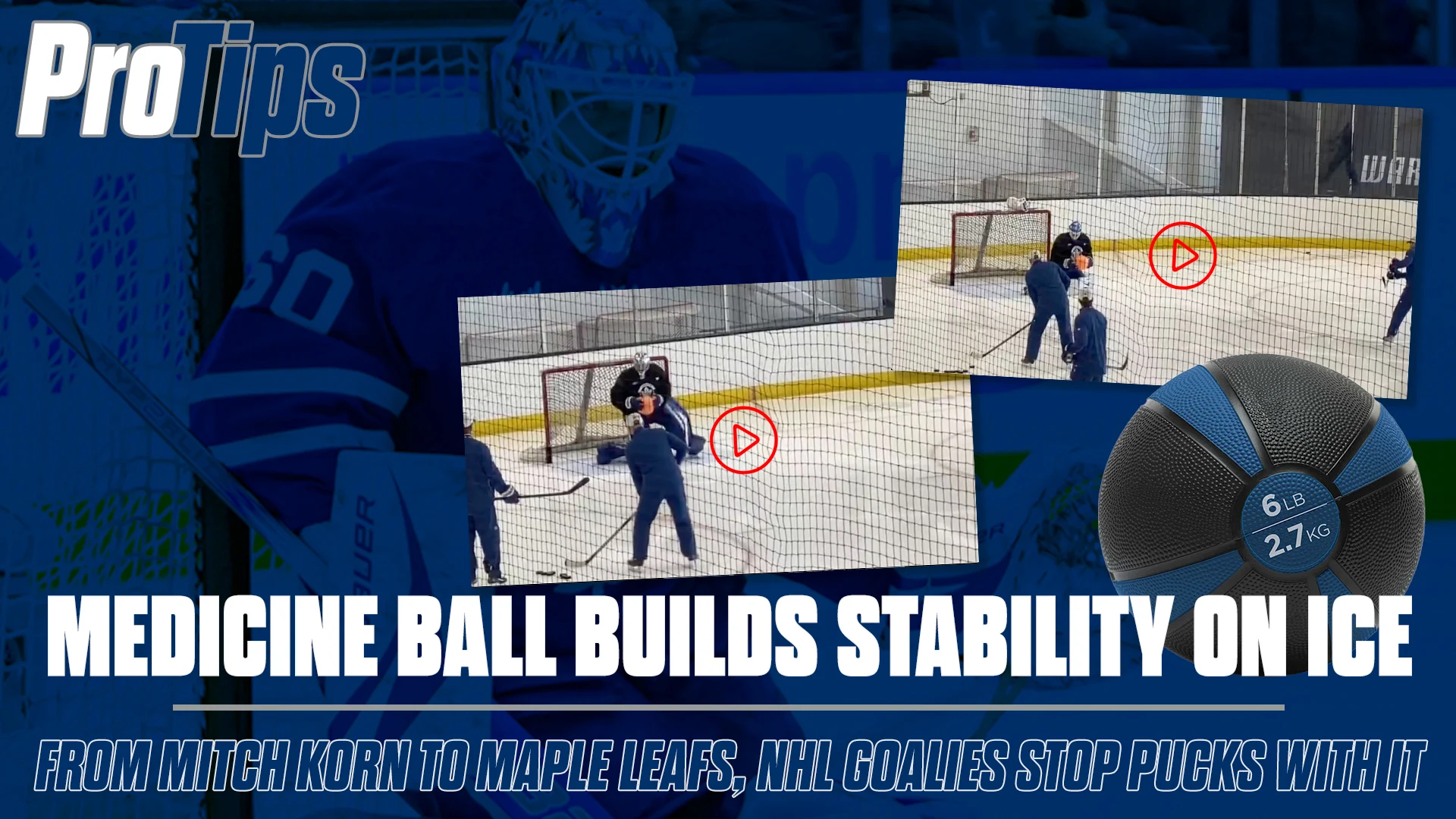 Medicine Ball Builds Stability On Ice