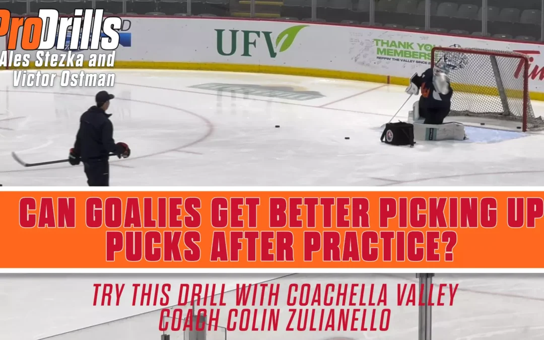 Can Goalies Get Better Picking Up Pucks After Practice?