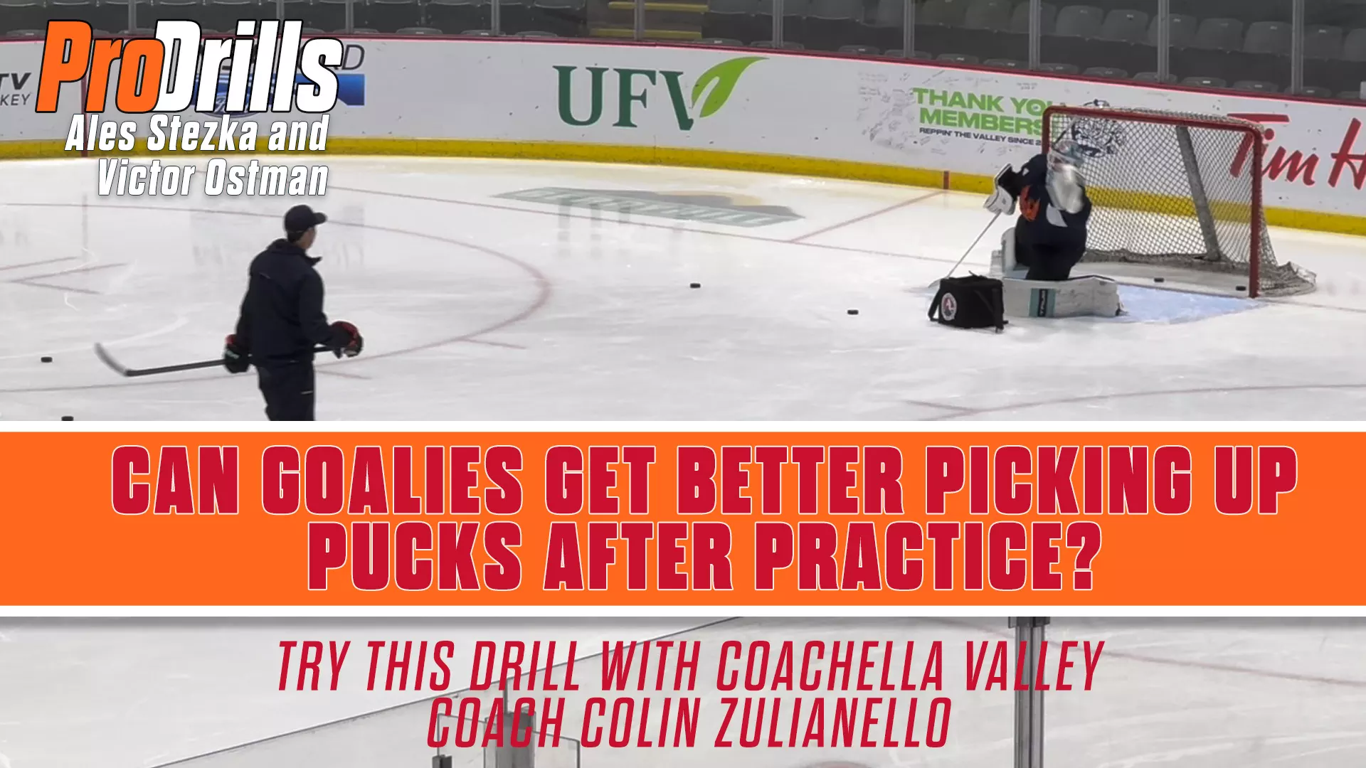 Can Goalies Get Better Picking Up Pucks After Practice?