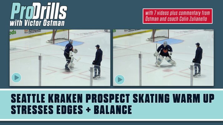 Seattle Kraken Prospect Skating Warm Up Stresses Edges and Balance