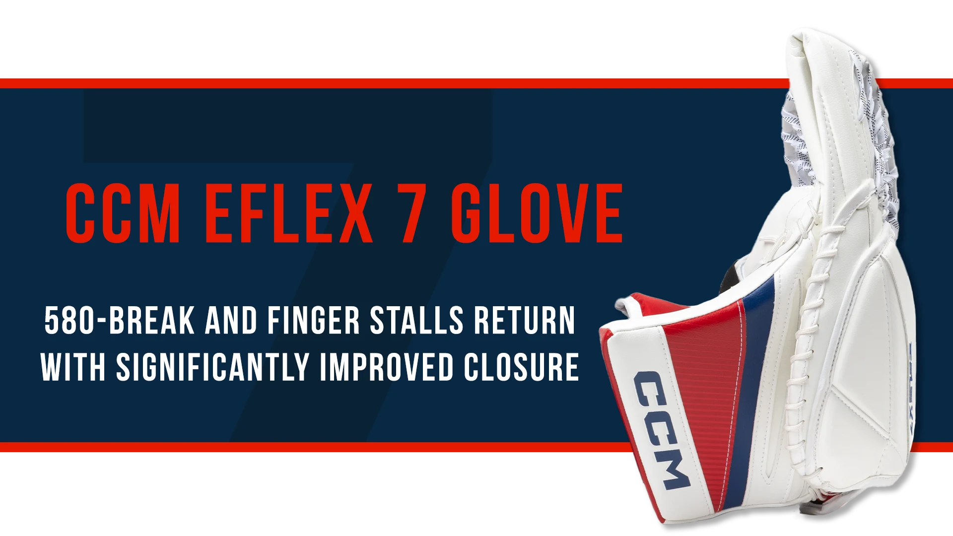 CCM EFlex 7 gloves section header