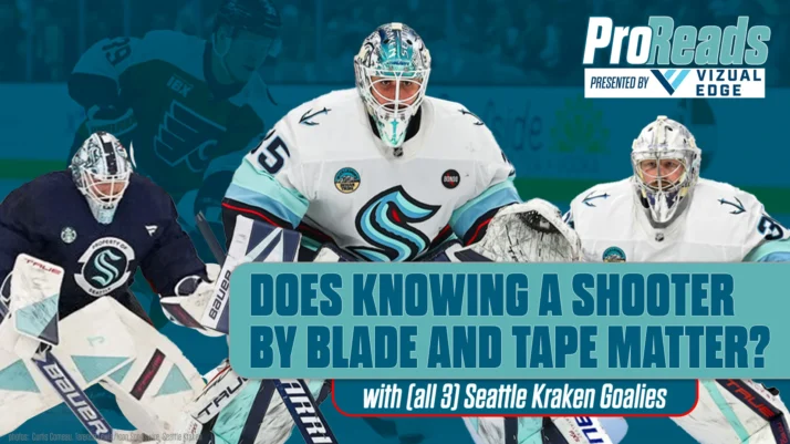 Pro Reads with (all 3) Seattle Kraken GoaliesWide