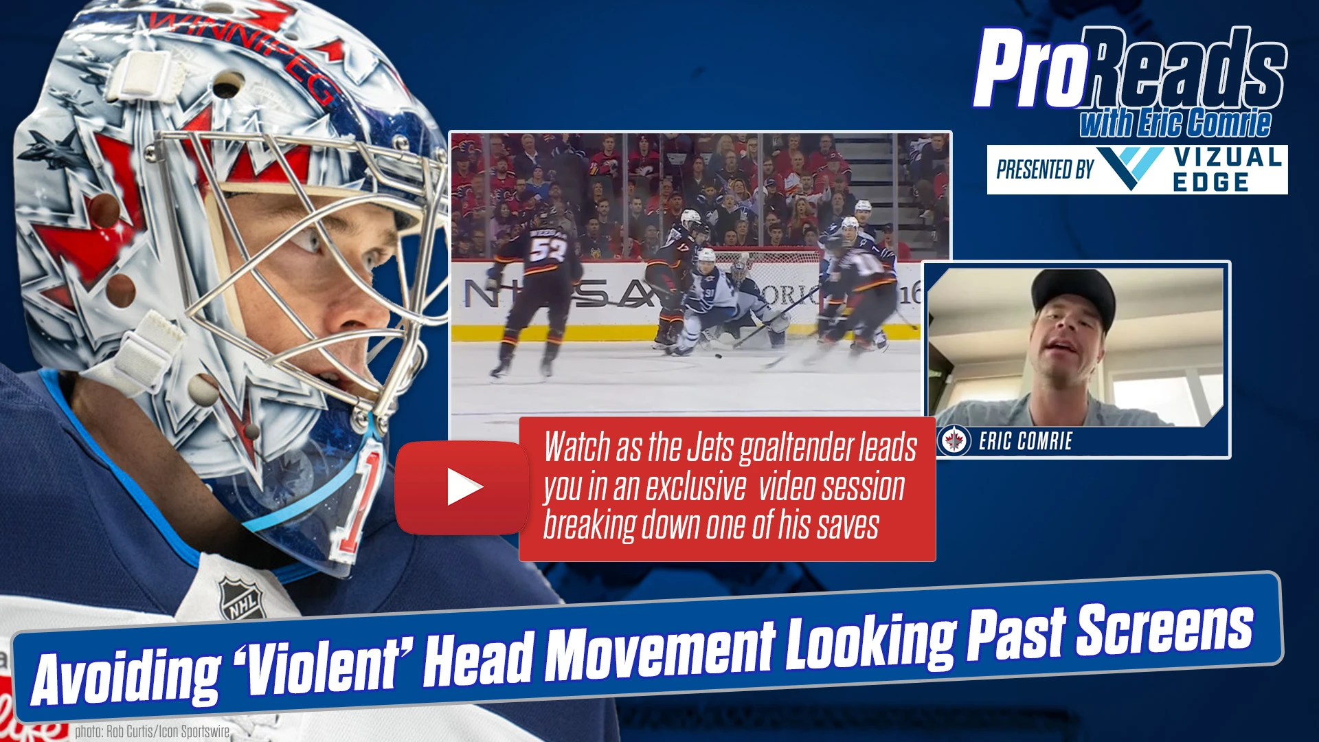 Eric Comrie Pro Reads 11 – Avoiding ‘Violent’ Head Movement Looking Past Screens